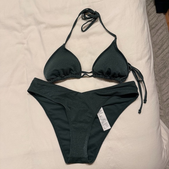 Abercrombie & Fitch Other - Abercrombie & Fitch Deep Teal Bikini Set